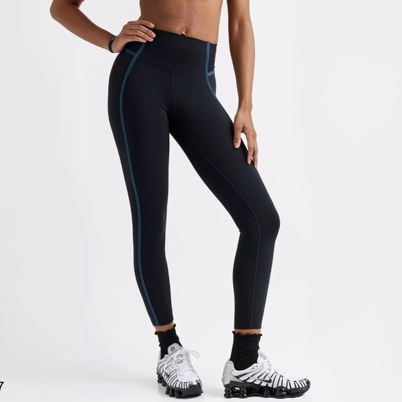 NIKE Women’s One Dri Fit High Waisted 7/8 Leggings Black Size L NEW - Picture 2 of 11